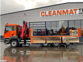 Tipper, Crane truck MAN TGS 35.400 8x4 Euro 6 Palfinger 17 Tonmeter Z-kraan: picture 5