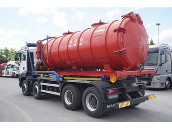 Slurry tanker MAN TGS 35.400 8 × 4 E5 / HYVA HOOK LIFT 32.56 SE / Septic barrel 13000 L: picture 5