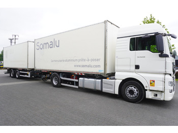 Box truck MAN TGX 18.430 / 18 EPAL box / Fruehauf 18 EPAL box trailer / 2021: picture 4
