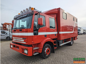 Horse truck Iveco Tector ML120E24D 4x2 Euro3 DubbelCabine - Paardenwagen 3-Paards - Kleedruimte - Hydraulische klep- TOP!: picture 2 Horse truck Iveco Tector ML120E24D 4x2 Euro3 DubbelCabine - Paardenwagen 3-Paards - Kleedruimte - Hydraulische klep- TOP!: picture 2