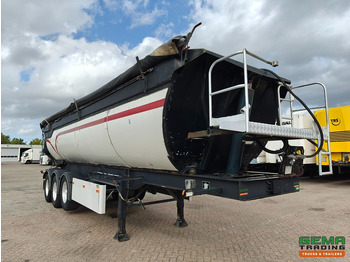 Tipper semi-trailer MOL K85F/27Tri/39ST 3-Assen BPW - Kipper 36m³ - Geïsoleerd - LiftAs - Staal/Staal - Alcoa: picture 4