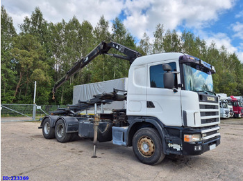 Tipper SCANIA R124 420 + Crane HIAB 140AW: picture 4
