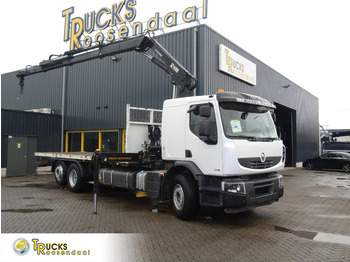 Crane truck RENAULT Premium 380