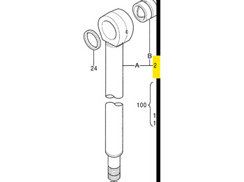 Hydraulic cylinder HITACHI