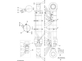 Hydraulic cylinder HITACHI