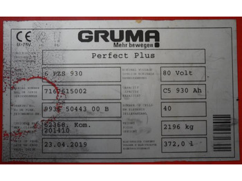 Battery GRUMA 80 Volt 6 PzS 930 Ah: picture 5