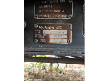 Agricultural machinery kubota F 3560 avec bac de rammassage GCD 660F - 2668heures: picture 4
