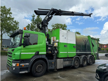 Crane truck Scania P360 8X2 - HIAB 211BW-3 + FAUN VARIOPRESS - ONLY 198.135 KM: picture 2