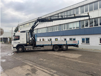 Dropside/ Flatbed truck, Crane truck Volvo FM 9.340 6X2 EURO 5 HIAB 211 EP3 + REMOTE CONTROL: picture 2