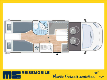 Semi-integrated motorhome Chausson 627 TITANIUM / -2026- / 165PS-8G. / EINZELBETTEN: picture 2 Semi-integrated motorhome Chausson 627 TITANIUM / -2026- / 165PS-8G. / EINZELBETTEN: picture 2