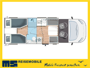 Semi-integrated motorhome Chausson 797 TITANIUM / - 2026 - / EINZELBETTEN & HUBBETT: picture 2