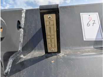 Wheel loader DEKPOL STEEL SP. Z.O.O. LOADING BUCKET WITH TEETH - AS - 1850 MM - 0.70 CBM: picture 2