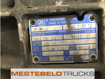 Gearbox and parts for Truck DAF Versnellingsbak 12 AS 2130 TD: picture 5
