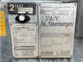 Storage tank Kiwa IBC Steenbergen 750 liter Dieseltank met Handpomp Milieutank Gegalvaniseerd: picture 3 Storage tank Kiwa IBC Steenbergen 750 liter Dieseltank met Handpomp Milieutank Gegalvaniseerd: picture 3