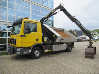 Dropside/ Flatbed truck, Crane truck MAN TGL 12.220 4x2 EEV 3-Z. W. Kipper + Palfinger Kr: picture 3 Dropside/ Flatbed truck, Crane truck MAN TGL 12.220 4x2 EEV 3-Z. W. Kipper + Palfinger Kr: picture 3