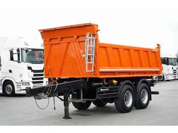 Tipper trailer Meiller WYWROTKA 3 STRONNA / PRZYCZEPA TANDEM / OŚ PODNOSZONA / SAF: picture 4
