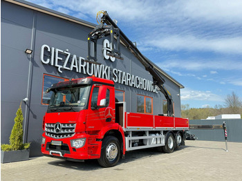 Leasing of Mercedes-Benz Arocs Actros 2532 / E6 / 6x2 / skrzynia + żuraw Palfinger / budo Mercedes-Benz Arocs Actros 2532 / E6 / 6x2 / skrzynia + żuraw Palfinger / budo: picture 1