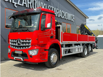 Leasing of Mercedes-Benz Arocs Actros 2532 / E6 / 6x2 / skrzynia + żuraw Palfinger / budo Mercedes-Benz Arocs Actros 2532 / E6 / 6x2 / skrzynia + żuraw Palfinger / budo: picture 2