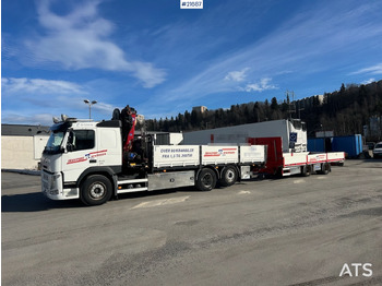 Crane truck Volvo Volvo FM450 Kranbil m/ 21 t/m HMF kran og Løftelem. 194 000 km!: picture 2