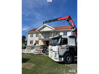 Crane truck Volvo Volvo FM450 Kranbil m/ 21 t/m HMF kran og Løftelem. 194 000 km!: picture 3