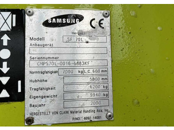 Leasing of  Clark SF70L Clark SF70L: picture 4