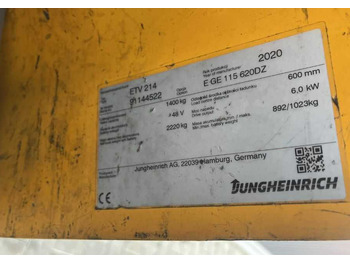 Reach truck Jungheinrich ETV214: picture 4 Reach truck Jungheinrich ETV214: picture 4
