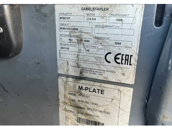 Electric forklift Toyota 8FBE16T: picture 4