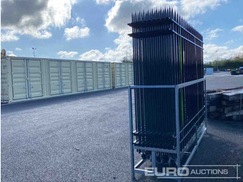 Agricultural machinery Unused 2025 3m x 2m Iron Fencing Panels (20 of) Posts (21 of): picture 4