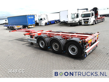 Container transporter/ Swap body semi-trailer D-Tec FLEXITRAILER | 2x20-30-40-45ft HC * 2x LIFT AXLE * 2x EXTENDABLE * NL TRAILER * APK 09-2026: picture 3