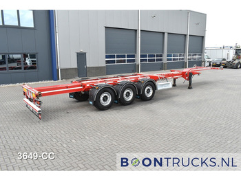 Container transporter/ Swap body semi-trailer D-Tec FLEXITRAILER | 2x20-30-40-45ft HC * 2x LIFT AXLE * 2x EXTENDABLE * NL TRAILER * APK 09-2026: picture 2