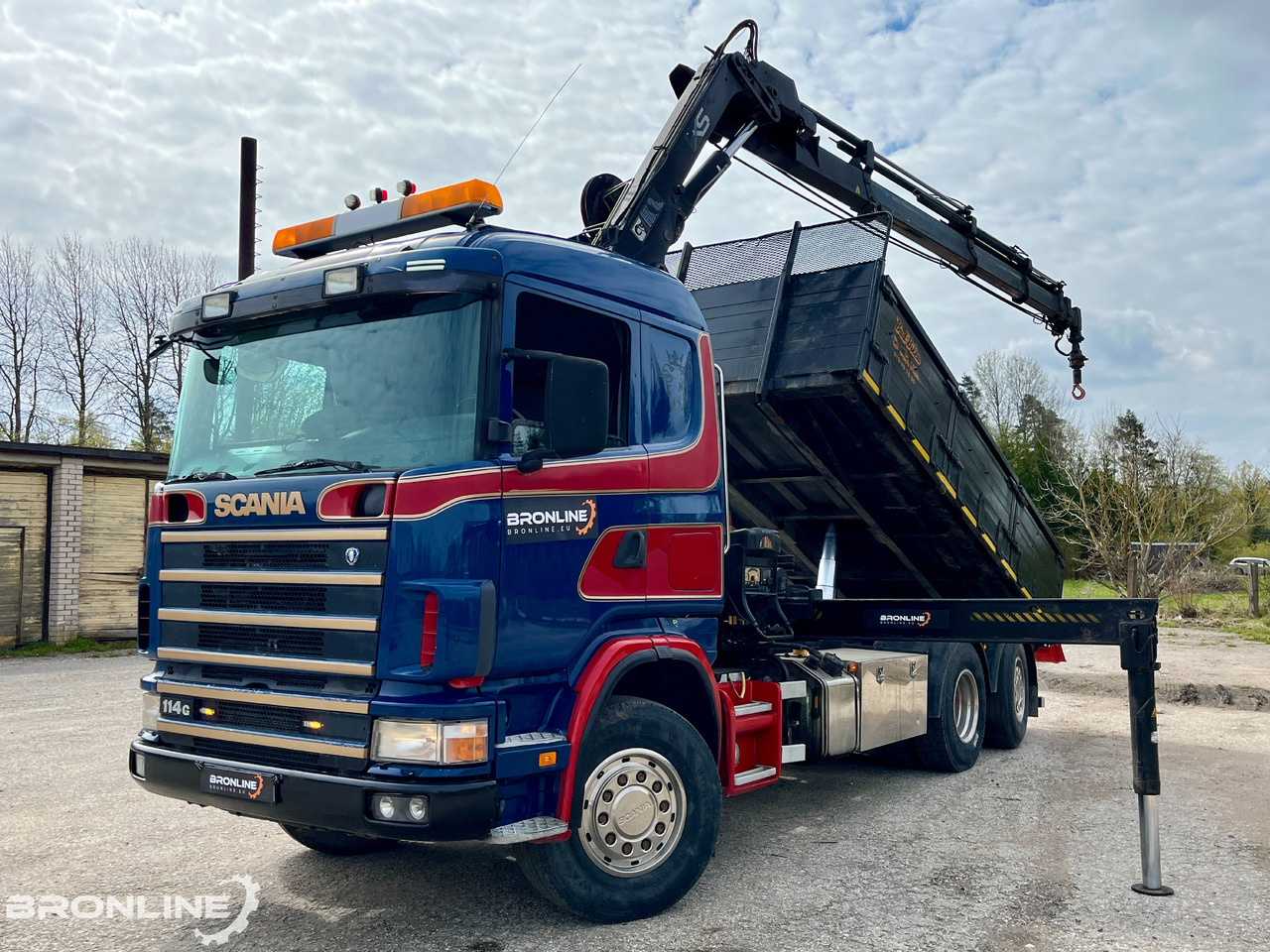 2002 SCANIA R114 6X2*4 Tipper+HIAB 166-e5 crane - Tipper, Crane truck: picture 1 2002 SCANIA R114 6X2*4 Tipper+HIAB 166-e5 crane - Tipper, Crane truck: picture 1