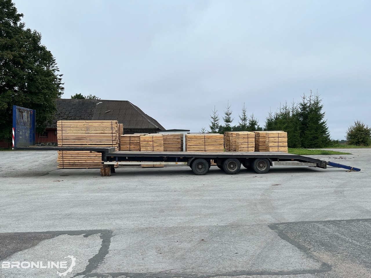 2003 WECON S327 LK20 3-axle trailer - Low loader semi-trailer: picture 2 2003 WECON S327 LK20 3-axle trailer - Low loader semi-trailer: picture 2