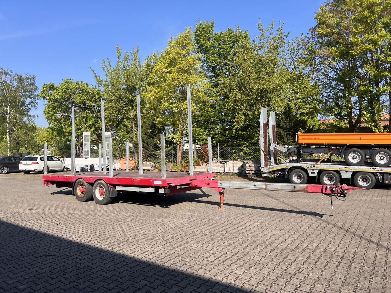 Auwärter Tandempritsche, ausziehbar, wenig Benutzt - Dropside/ Flatbed trailer: picture 1 Auwärter Tandempritsche, ausziehbar, wenig Benutzt - Dropside/ Flatbed trailer: picture 1