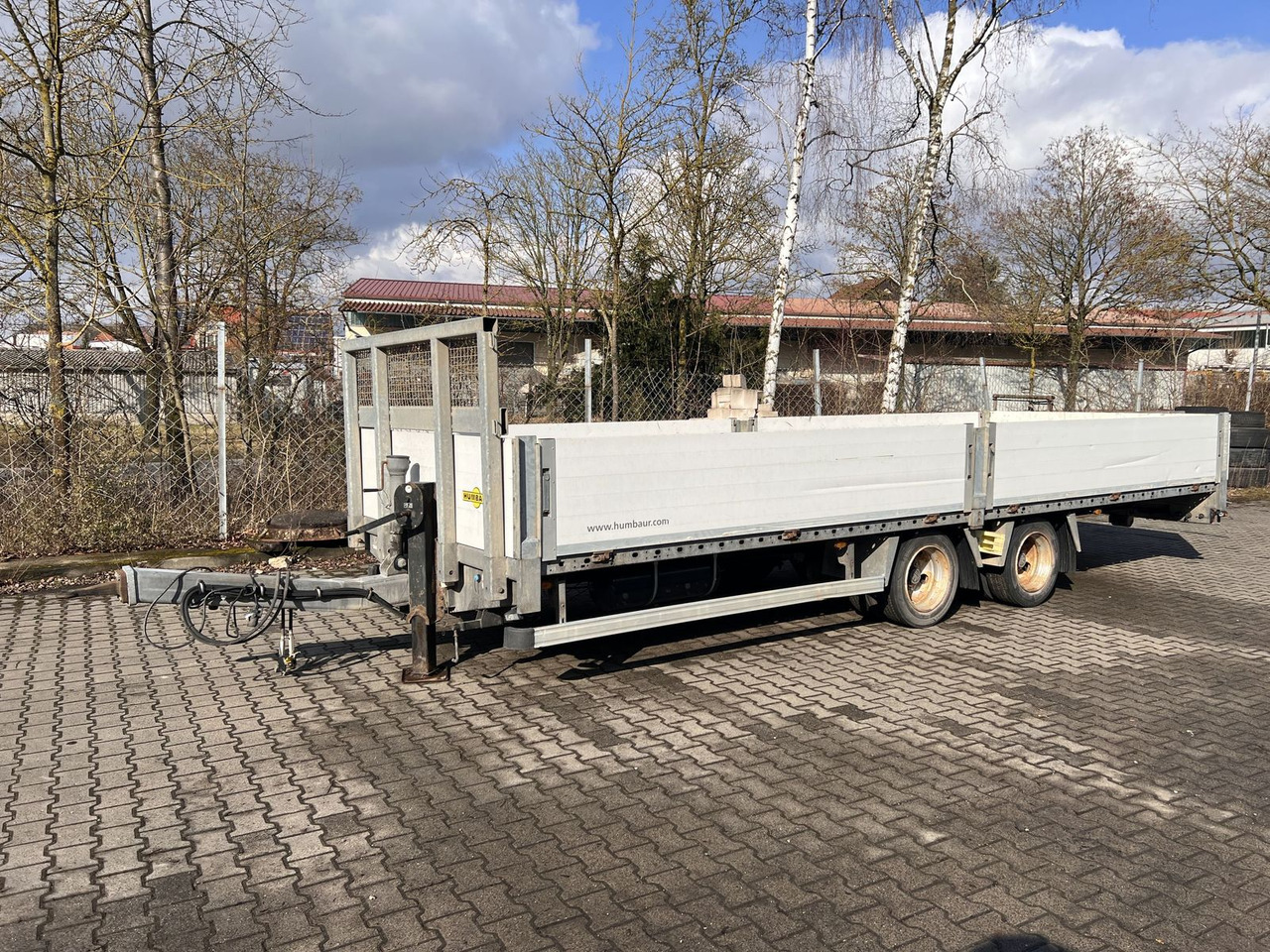 Humbaur 14,4 t Tandem- Pritschenanhänger- Tieflader - Low loader trailer: picture 2 Humbaur 14,4 t Tandem- Pritschenanhänger- Tieflader - Low loader trailer: picture 2