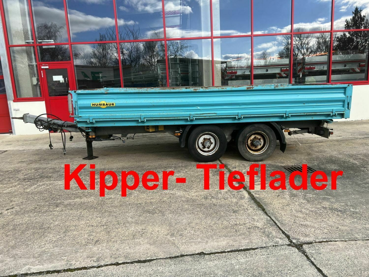Humbaur Tandem Kipper- Tieflader - Tipper trailer: picture 1 Humbaur Tandem Kipper- Tieflader - Tipper trailer: picture 1