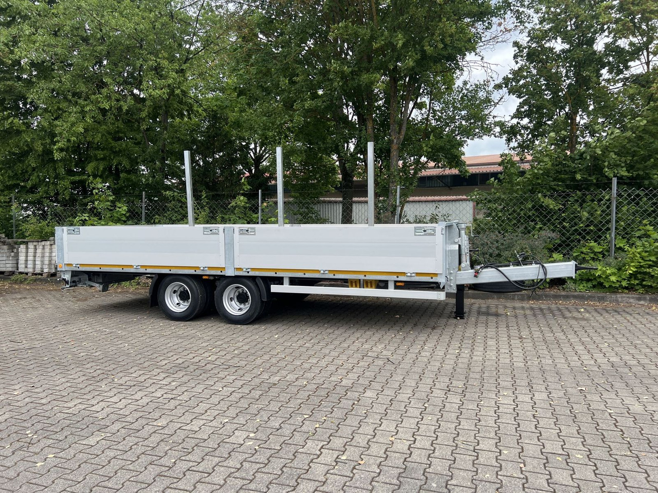 Möslein 14,4 t Tandem- Pritschenanhänger- Tieflader - Low loader trailer: picture 1 Möslein 14,4 t Tandem- Pritschenanhänger- Tieflader - Low loader trailer: picture 1