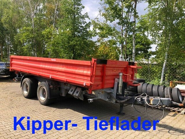 Möslein 19 t Tandemkipper- Tieflader - Tipper trailer: picture 1 Möslein 19 t Tandemkipper- Tieflader - Tipper trailer: picture 1