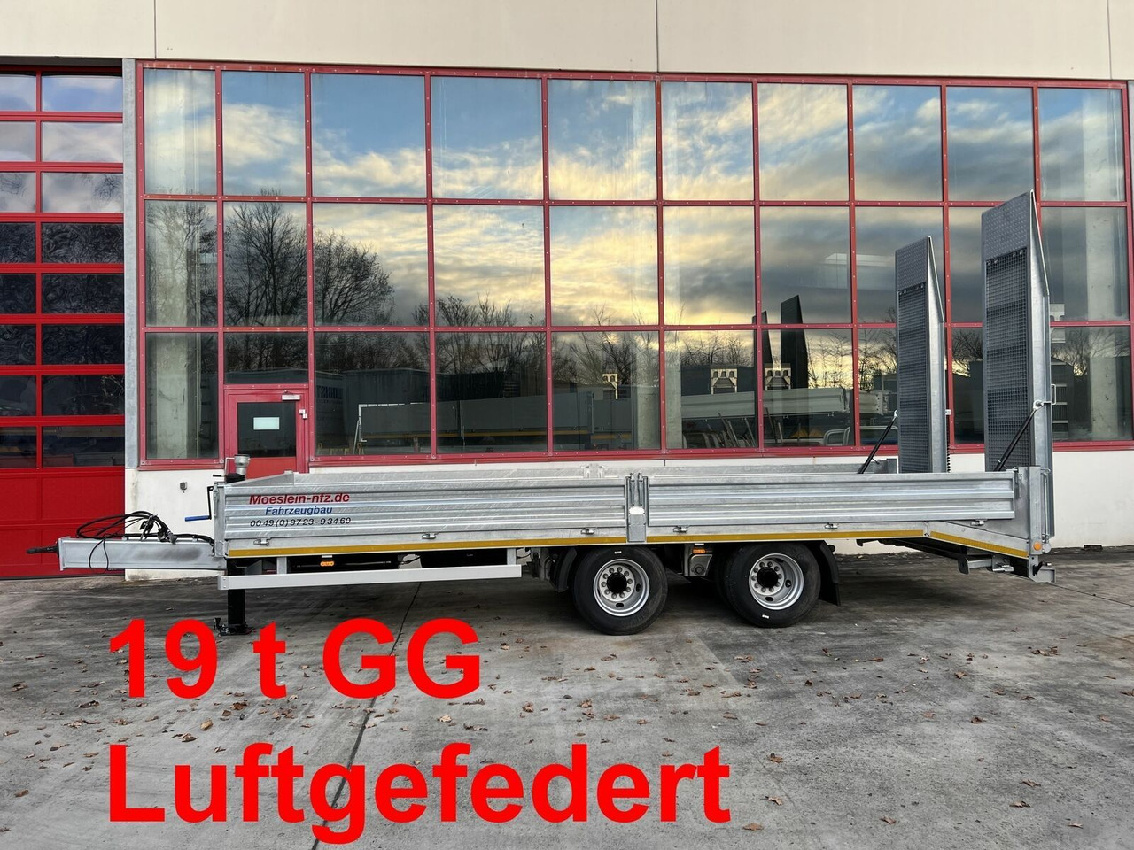 Möslein 19 t Tandemtieflader,Neufahrzeug - Low loader trailer: picture 2 Möslein 19 t Tandemtieflader,Neufahrzeug - Low loader trailer: picture 2