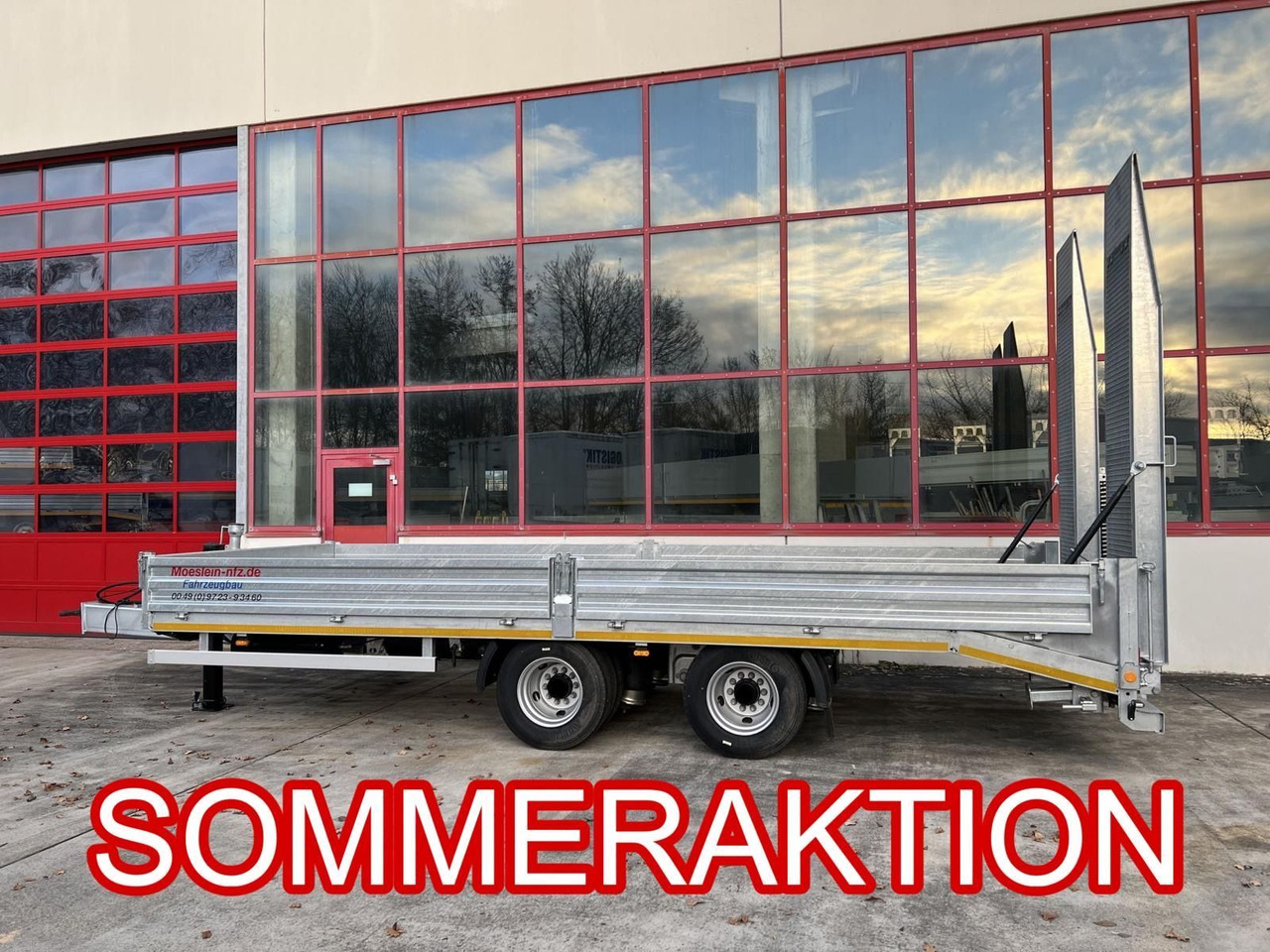 Möslein 19 t Tandemtieflader,Neufahrzeug - Low loader trailer: picture 1 Möslein 19 t Tandemtieflader,Neufahrzeug - Low loader trailer: picture 1