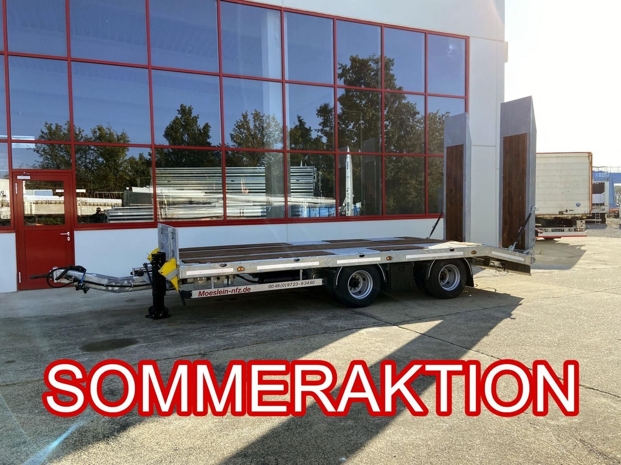 Möslein 21 t Tandemtieflader, Luftgefedert, NEU - Low loader trailer: picture 1 Möslein 21 t Tandemtieflader, Luftgefedert, NEU - Low loader trailer: picture 1