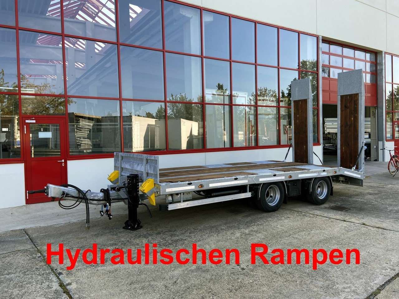 Möslein 21 t Tandemtieflader, hydr. Rampen, NEU - Low loader trailer: picture 2 Möslein 21 t Tandemtieflader, hydr. Rampen, NEU - Low loader trailer: picture 2