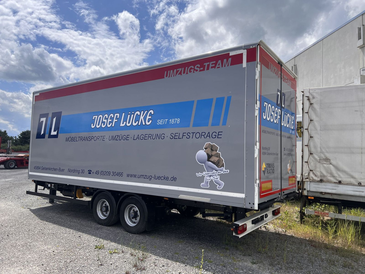 Möslein Tandem- Möbel Koffer- Anhänger - Closed box trailer: picture 2 Möslein Tandem- Möbel Koffer- Anhänger - Closed box trailer: picture 2