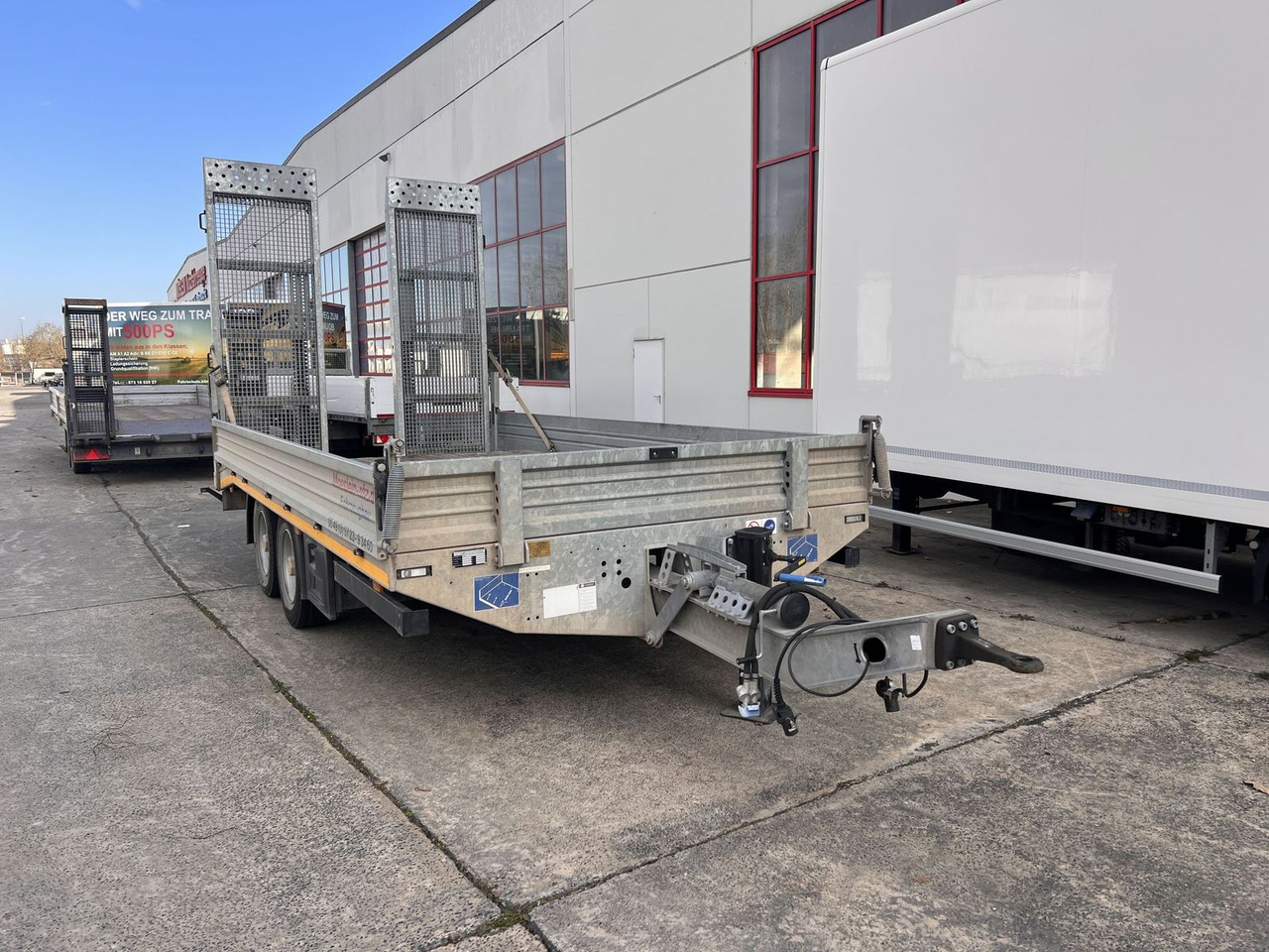 Möslein Tandemtieflader, Breite Rampen, Wenig Benutzt - Low loader trailer: picture 5 Möslein Tandemtieflader, Breite Rampen, Wenig Benutzt - Low loader trailer: picture 5