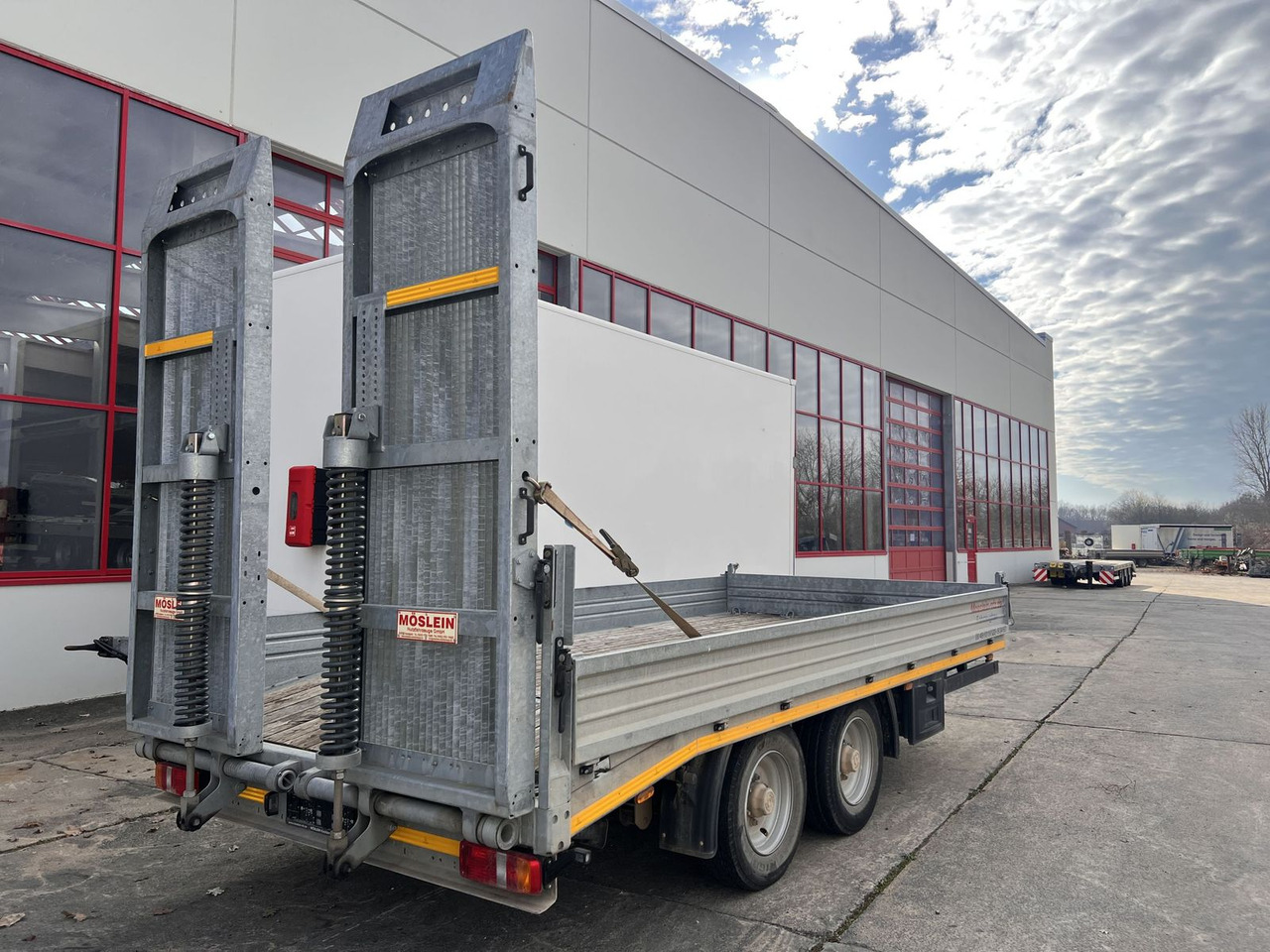 Möslein Tandemtieflader, Breite Rampen, Wenig Benutzt - Low loader trailer: picture 4 Möslein Tandemtieflader, Breite Rampen, Wenig Benutzt - Low loader trailer: picture 4