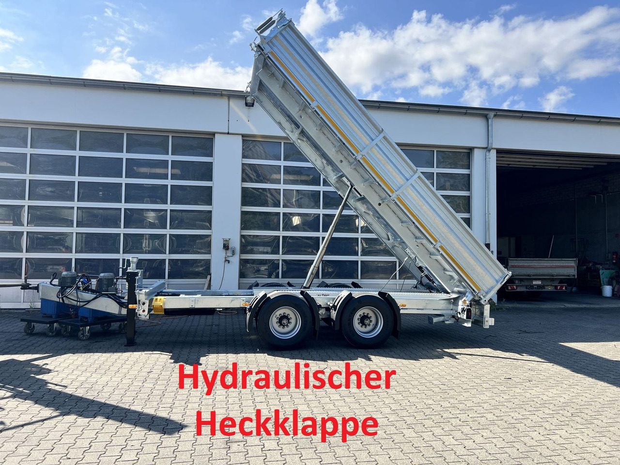 Möslein neuer 19 t Tandemkipper- Tieflader hydraulische - Tipper trailer: picture 1 Möslein neuer 19 t Tandemkipper- Tieflader hydraulische - Tipper trailer: picture 1