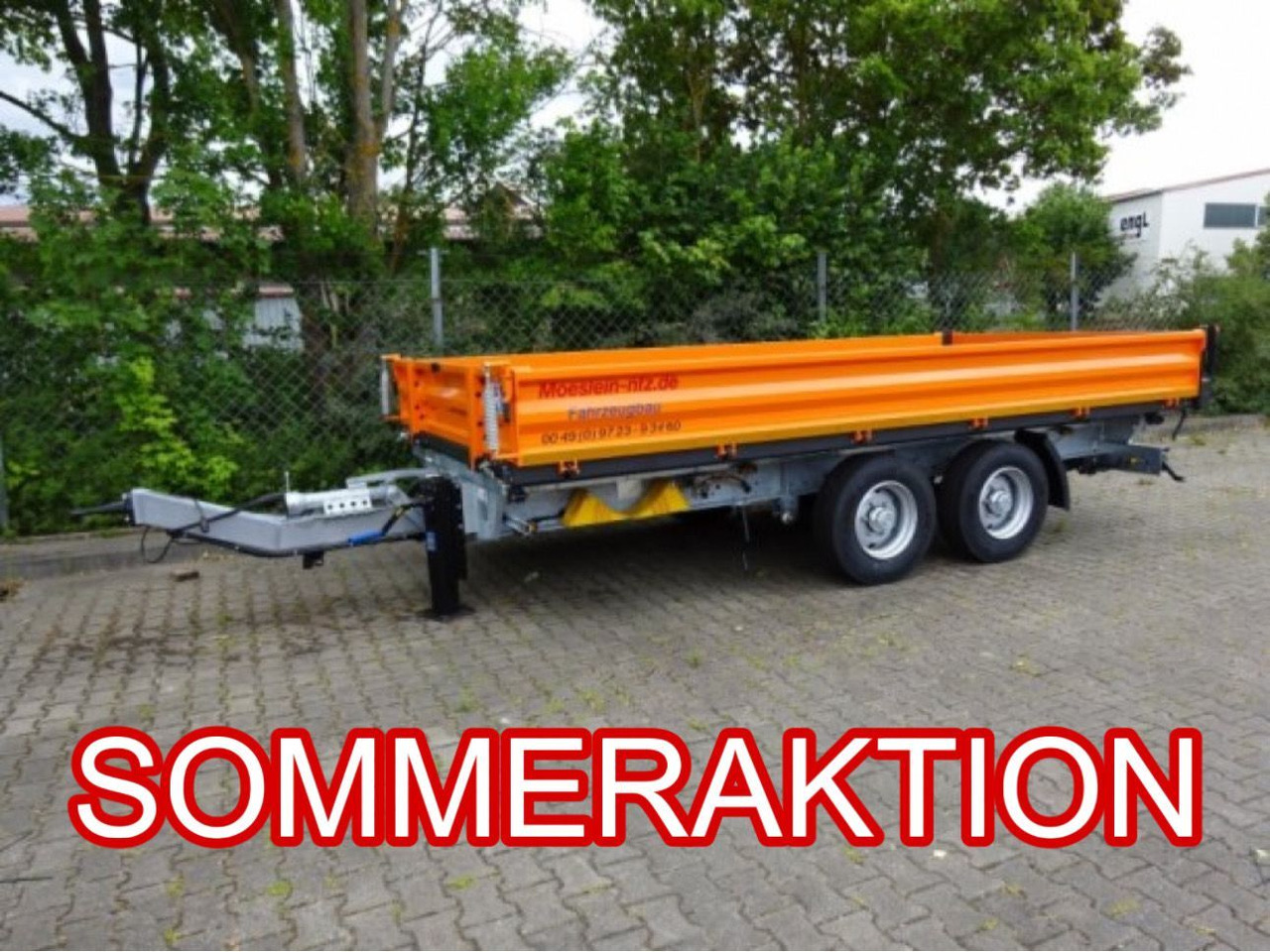 Möslein neuer Tandem 3- Seitenkipper Tieflader-- Neufah - Tipper trailer: picture 1 Möslein neuer Tandem 3- Seitenkipper Tieflader-- Neufah - Tipper trailer: picture 1
