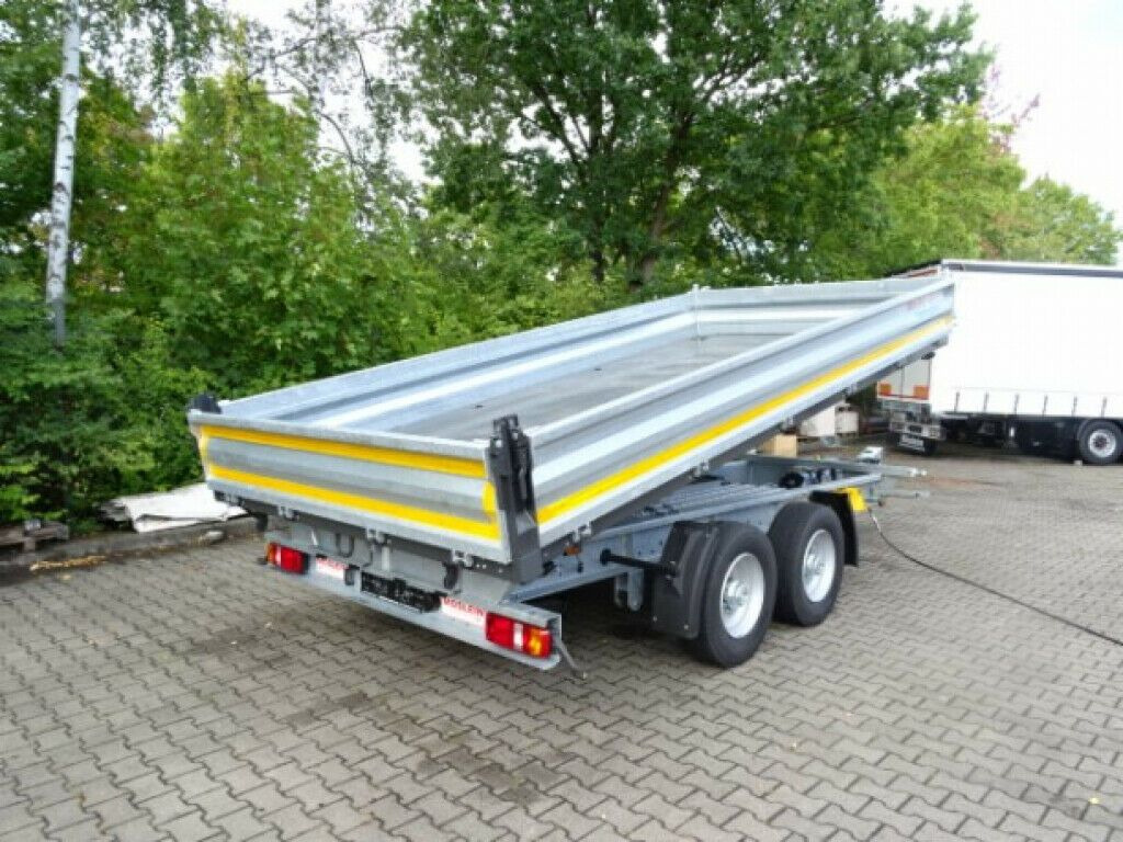 Möslein neuer Tandem 3- Seitenkipper Tieflader-- Neufah - Tipper trailer: picture 3 Möslein neuer Tandem 3- Seitenkipper Tieflader-- Neufah - Tipper trailer: picture 3