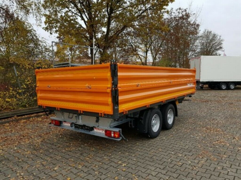 Möslein neuer Tandem 3- Seitenkipper Tiefladermit Bordw - Tipper trailer: picture 4 Möslein neuer Tandem 3- Seitenkipper Tiefladermit Bordw - Tipper trailer: picture 4