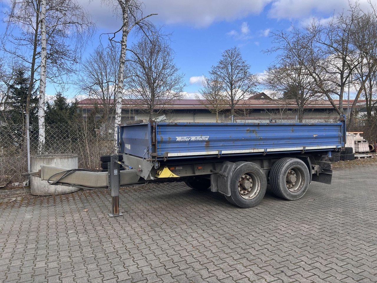 Müller-Mitteltal 18 t Tandemkipper- Tieflader - Tipper trailer: picture 1 Müller-Mitteltal 18 t Tandemkipper- Tieflader - Tipper trailer: picture 1