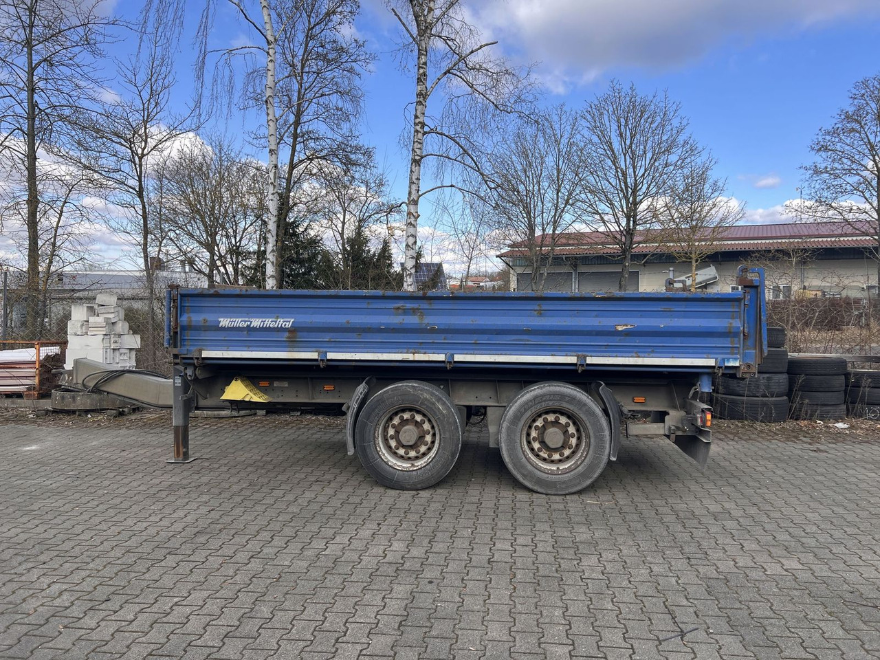 Müller-Mitteltal 18 t Tandemkipper- Tieflader - Tipper trailer: picture 3 Müller-Mitteltal 18 t Tandemkipper- Tieflader - Tipper trailer: picture 3